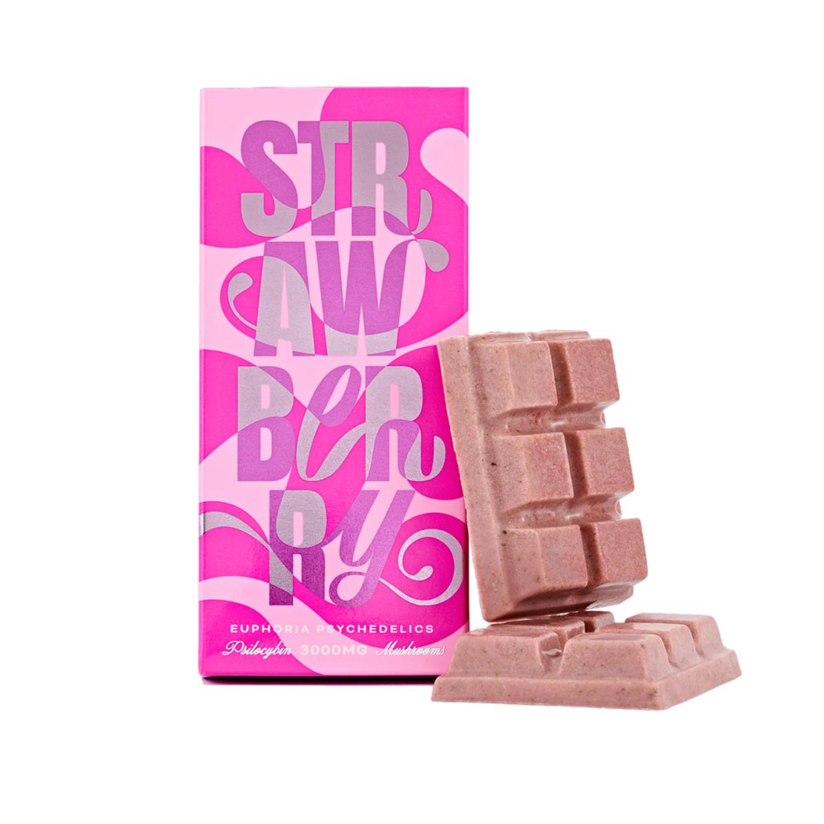 Euphoria Psychedelics – Strawberry Swirl Psilocybin Bar